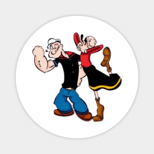 popeye design for happy 2 Magnet